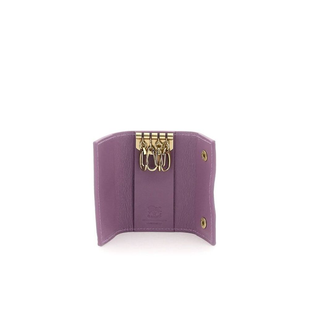 IL BISONTE Leather Key Holder - Picture 2 of 3